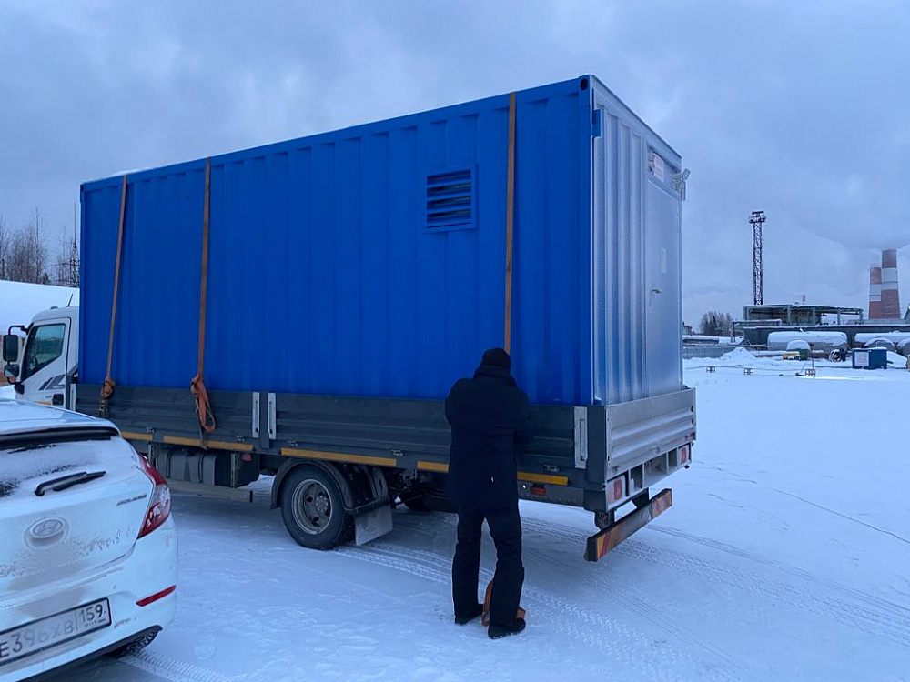 Передвижной генератор азота в контейнере для ООО БРЭЙФ, г. Пермь